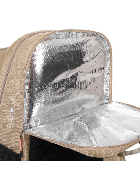 Mochila Bullpadel BPM25007 Vertex Beige | Ofertas de pádel